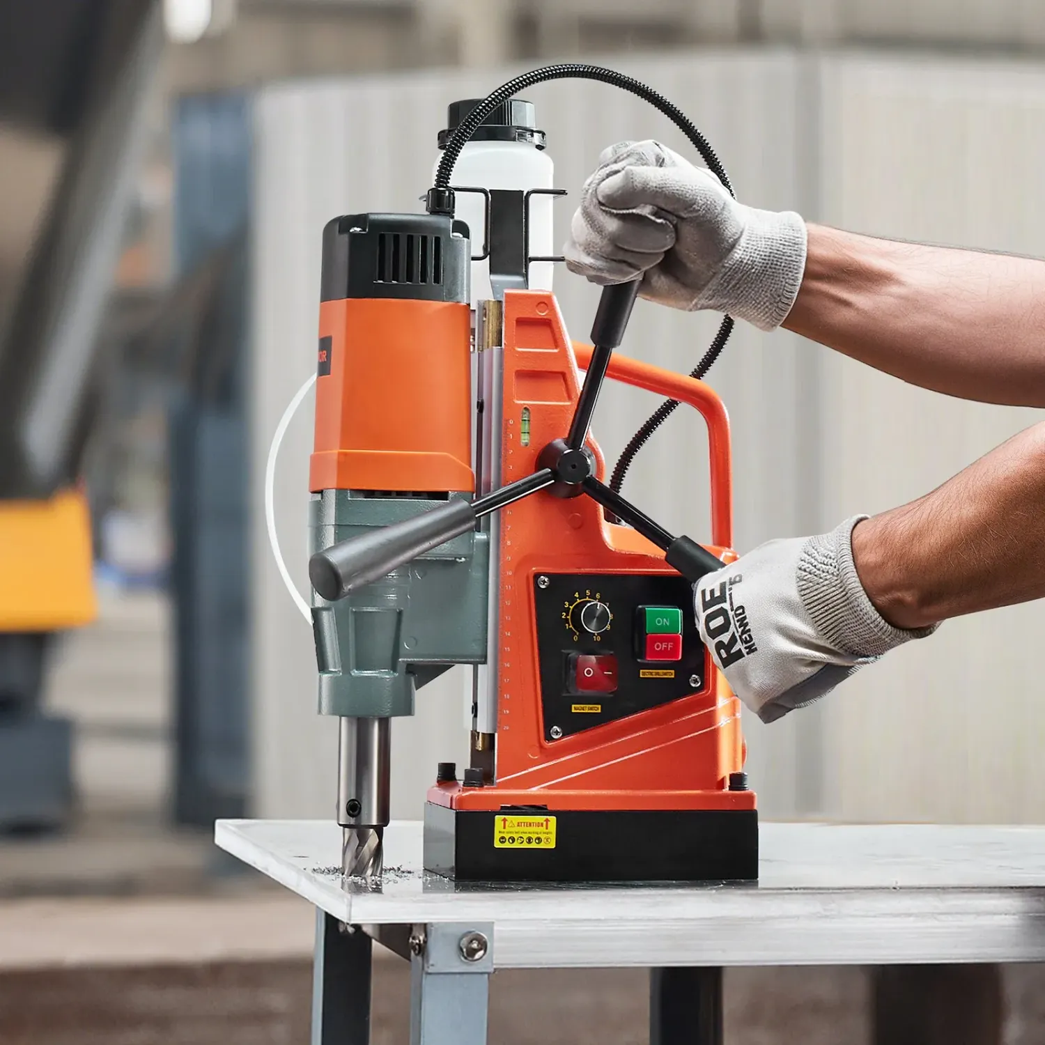 Magnetic Drill 1550W press, 2-Inch Capacity, Variable Speed