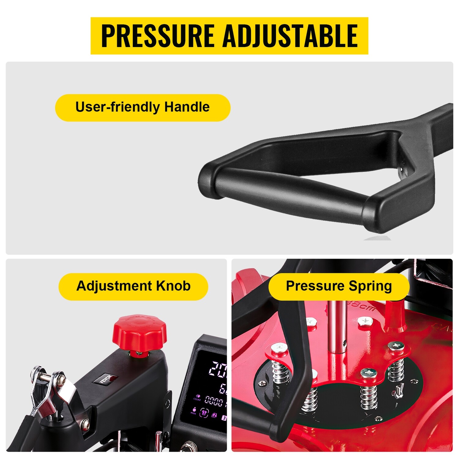 8 in 1 Heat Press Sublimation Machine Red