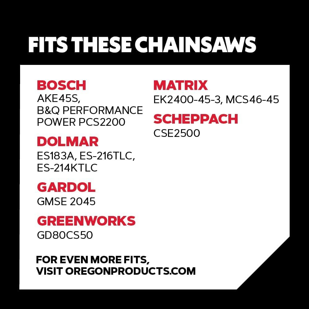 18 Inch Chainsaw Chain 62 Drive Links with Universal Sharpening Kit 3/8"