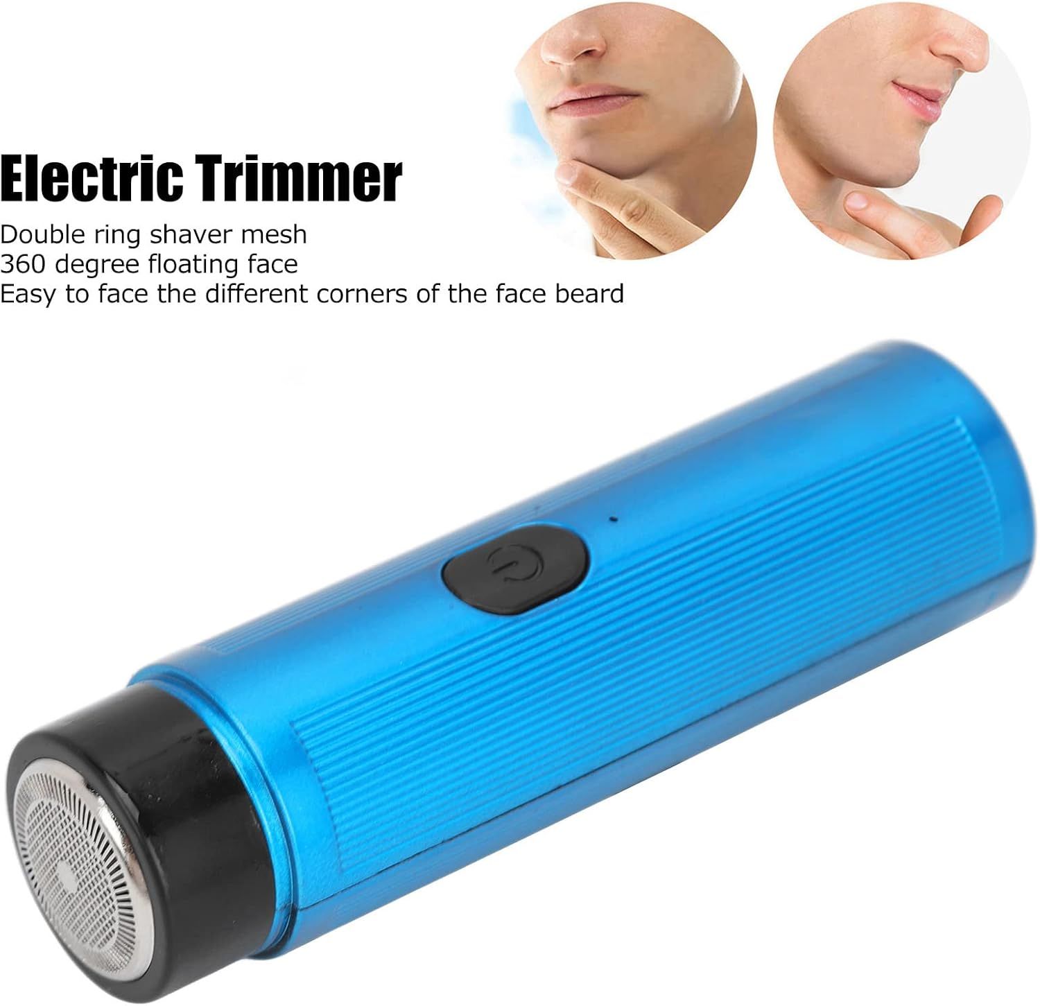 Waterproof Portable Electric Shaver, Detachable Razor Easy to Hold and Use for Home Travel Shaver Men's Razor