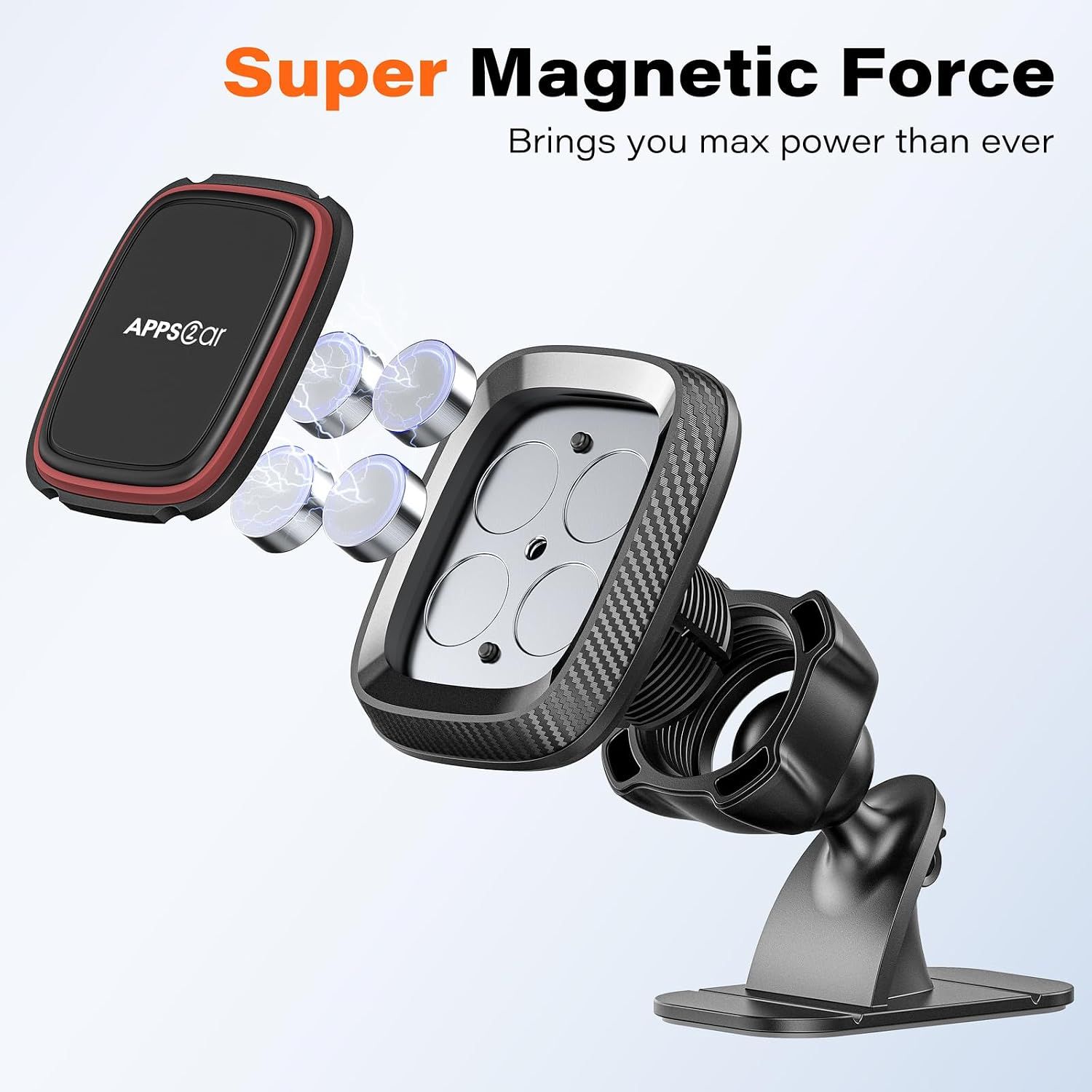 Magnetic Car Phone Mount Universal Dashboard