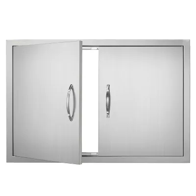 BBQ Access Door 838x558mm Stainless Steel Outdoor Kitchen Cabinet Door Flush Mount
