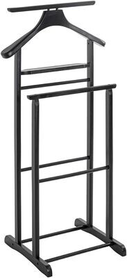 Multifunctional Valet stand with 2 Hangers or Hangers for Men's or Women's Clothes. Ideal for bedroom and dressing room