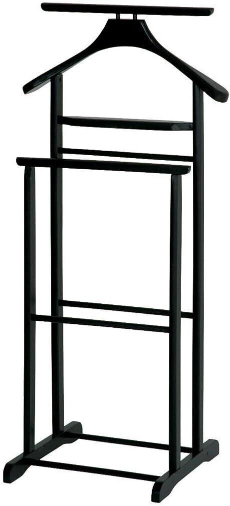 Multifunctional Valet stand with 2 Hangers or Hangers for Men's or Women's Clothes. Ideal for bedroom and dressing room