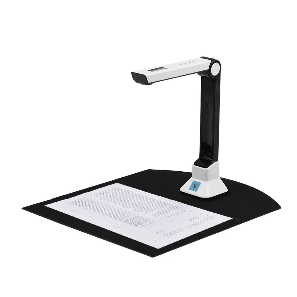 Portable A4 Book &amp; Document Scanner – 10MP HD Document Camera with Laser Pointer