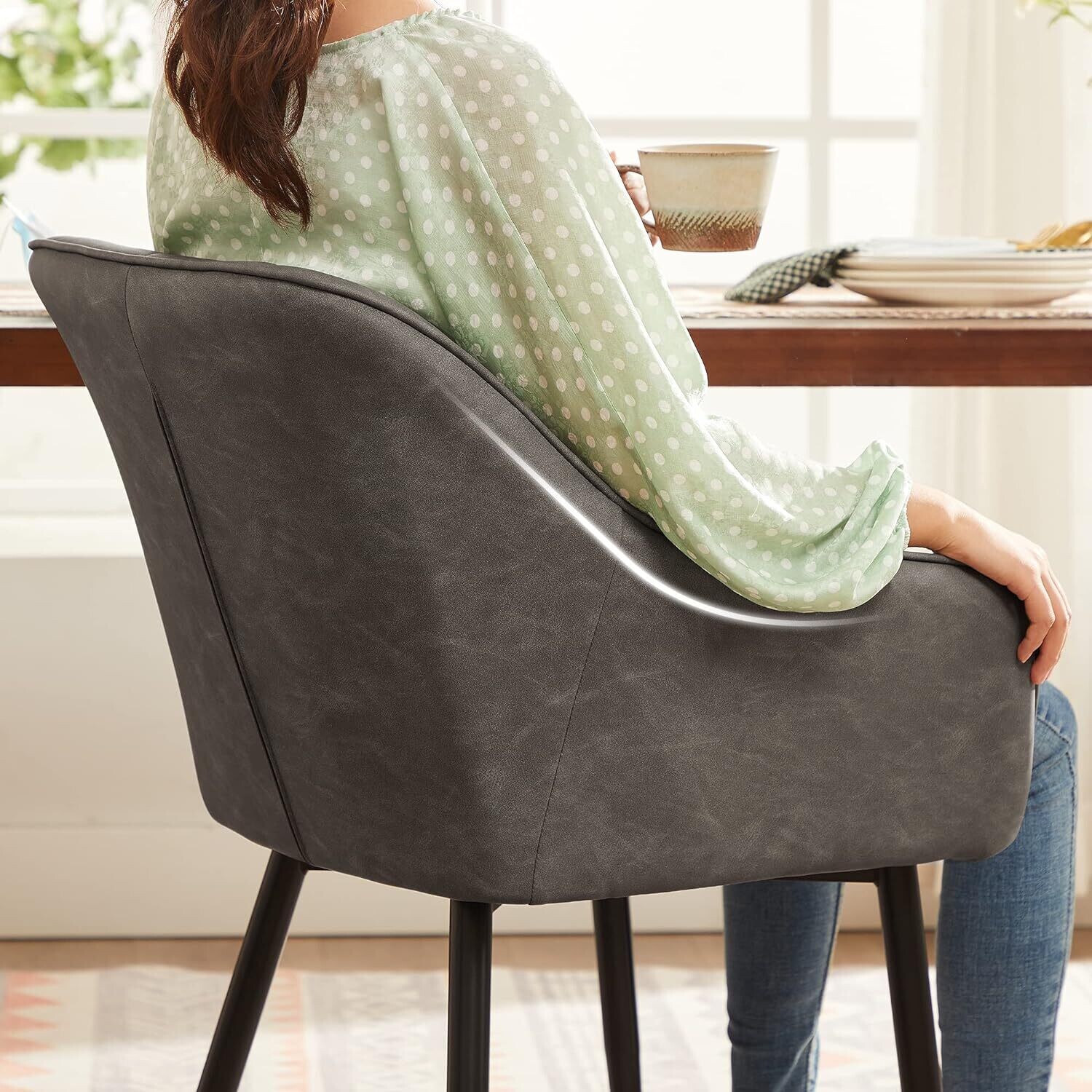 Dining Chair Velvet Kitchen Chair Set of 2