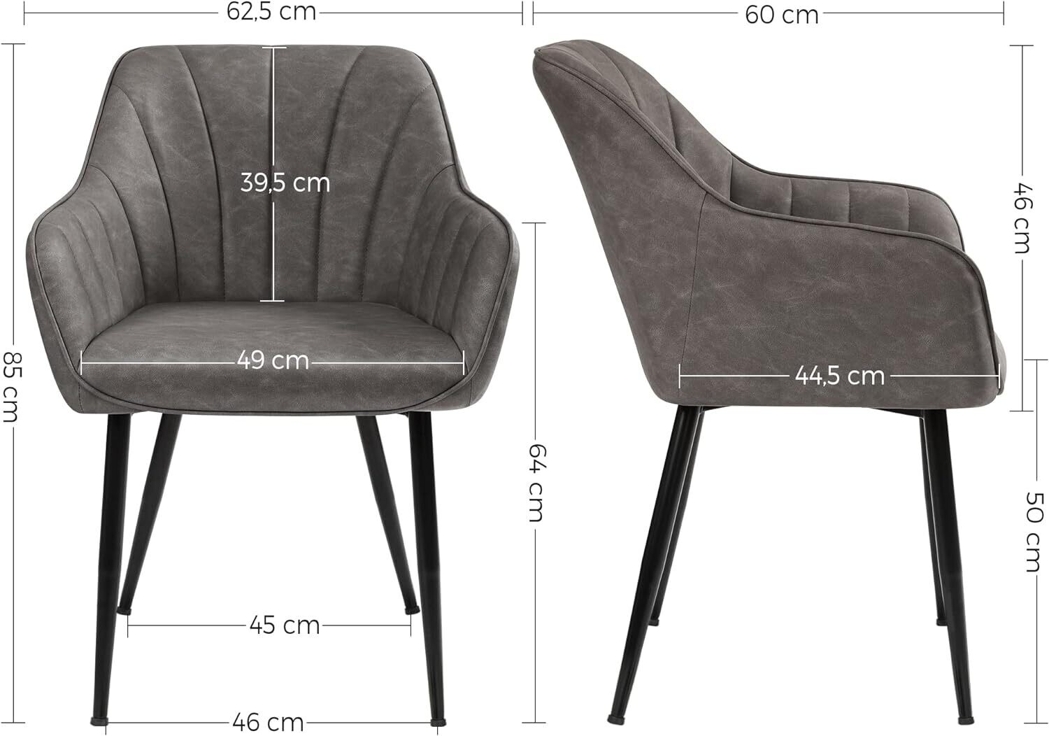 Dining Chair Velvet Kitchen Chair Set of 2