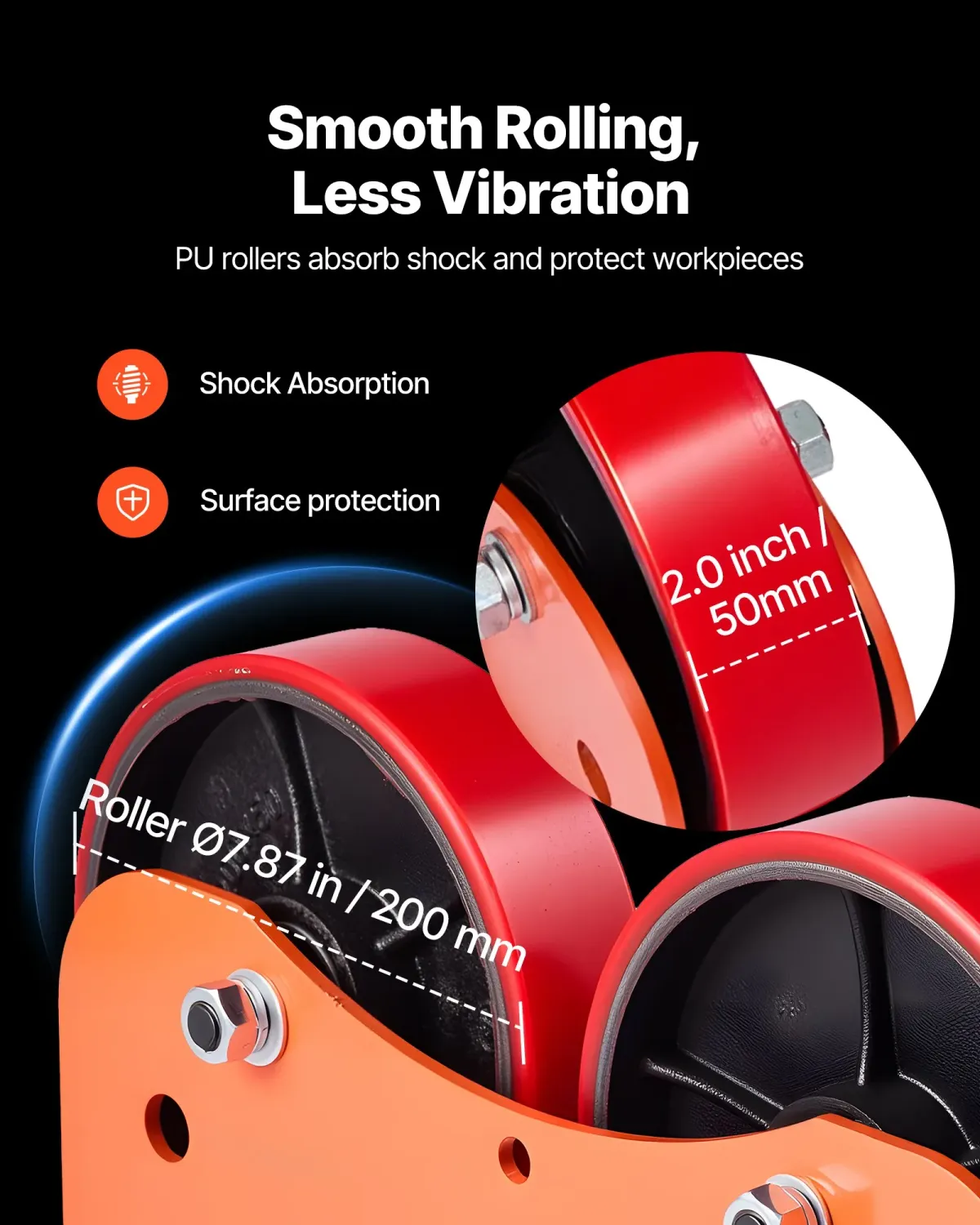 Roll Welding Turning Rolls – 1000 kg Heavy-Duty Pipe &amp; Tank Rotator