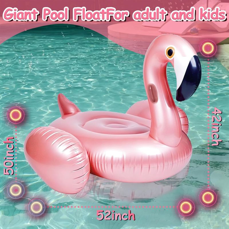Large Inflatable Flamingo Pool Float