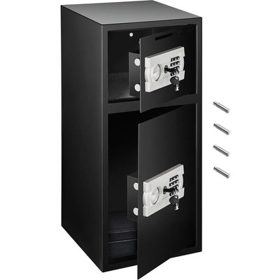 Suggestion Box, Digital Double-Door Security Safe with Deposit Slot – Heavy-Duty Steel