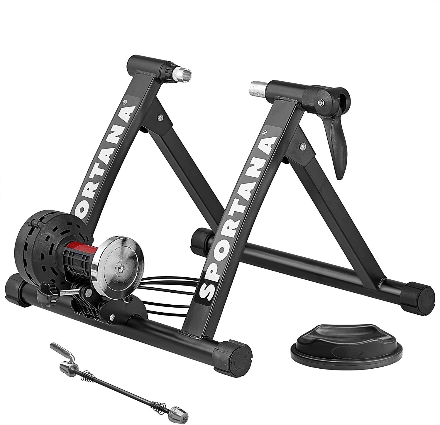 Roller Trainer Magnetic Bike Roller Trainer – 6-Level Indoor Cycling Trainer