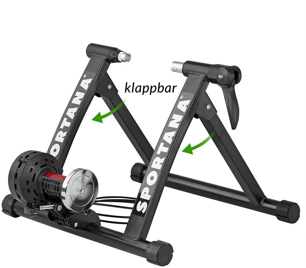 Roller Trainer Magnetic Bike Roller Trainer – 6-Level Indoor Cycling Trainer