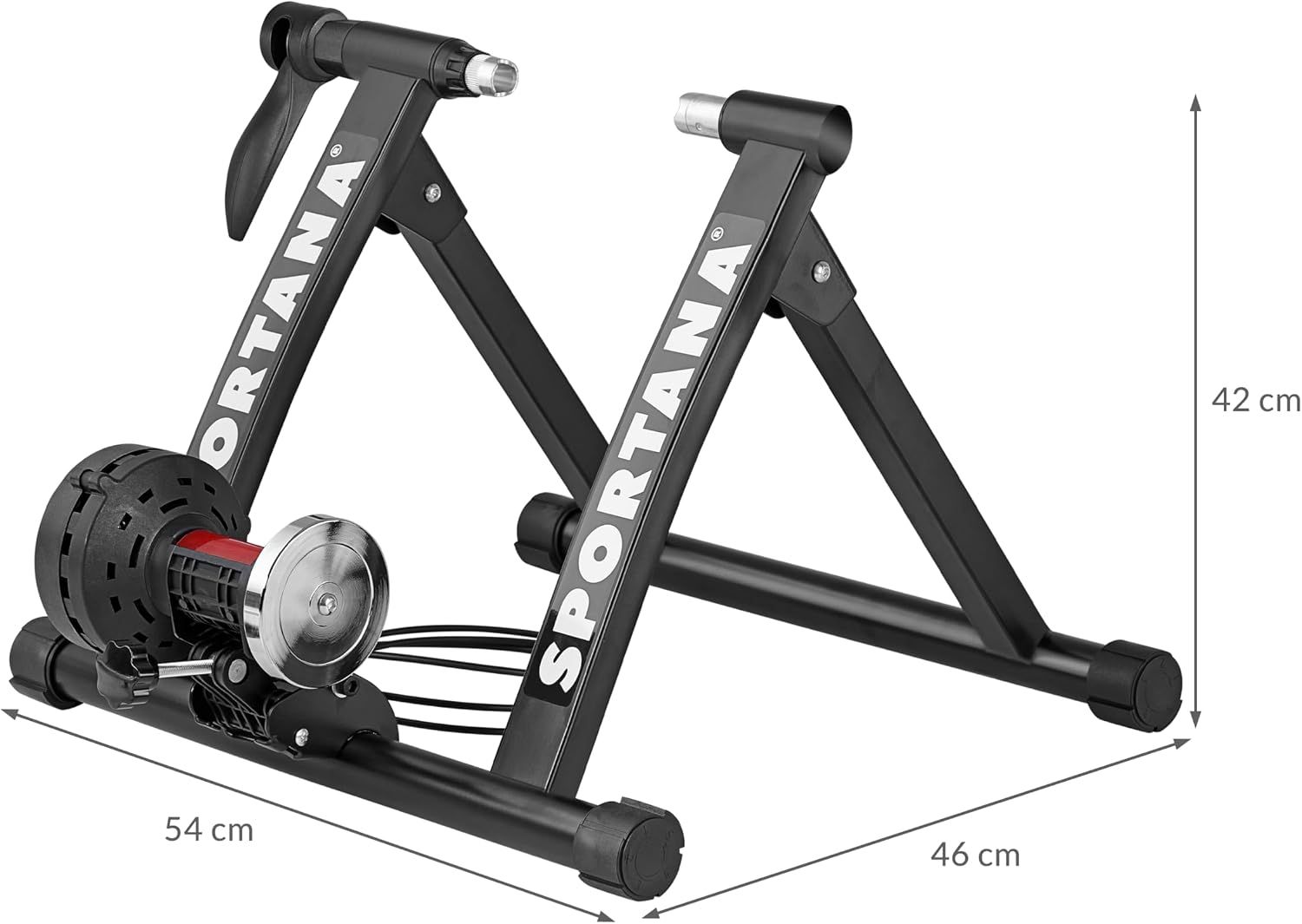 Roller Trainer Magnetic Bike Roller Trainer – 6-Level Indoor Cycling Trainer