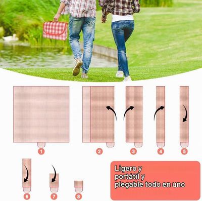 Waterproof Picnic/Camping blanket with Handle