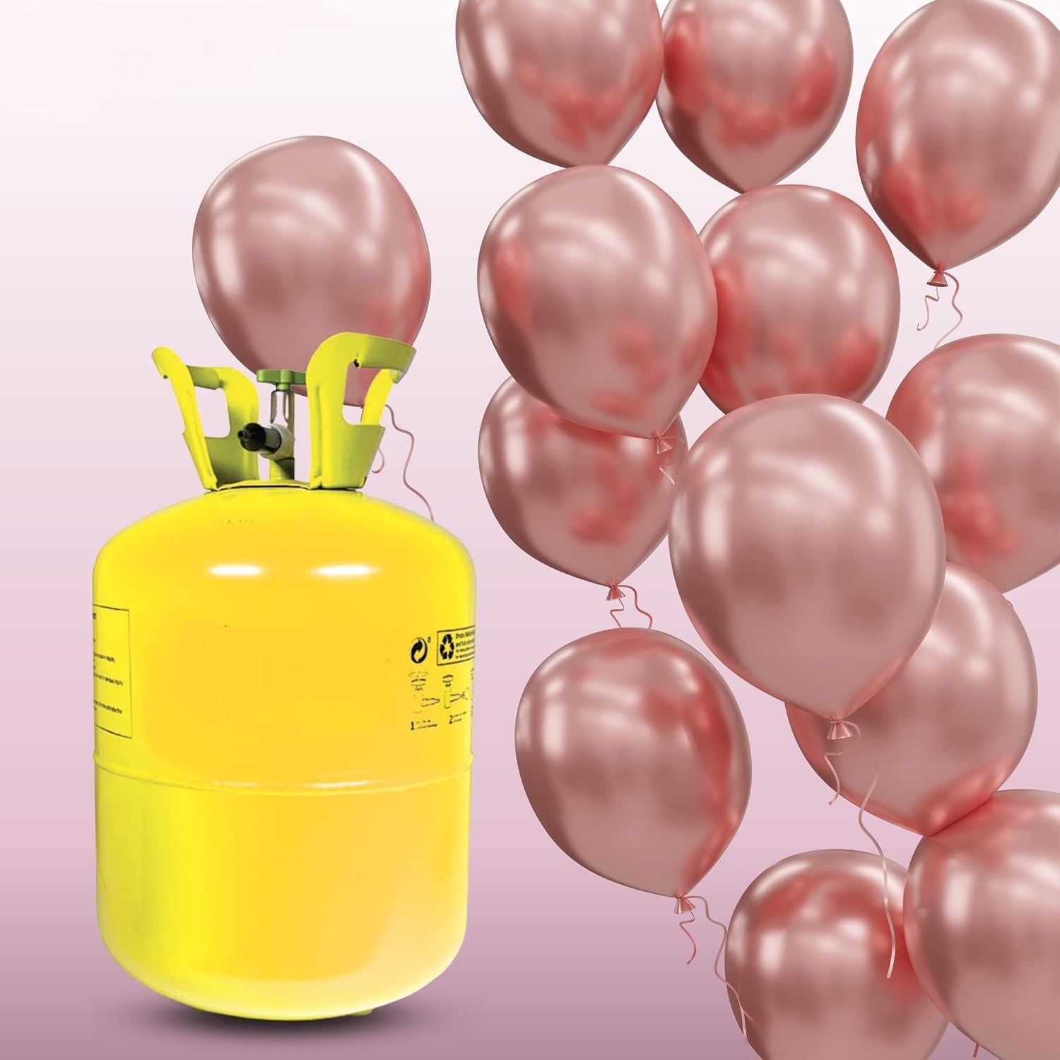 Helium Balloon Gas Bottle 30 Balloons Party Wedding Decoration Kit