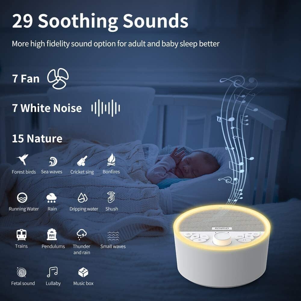 White Noise for Better Sleep with 29 Soothing Sounds