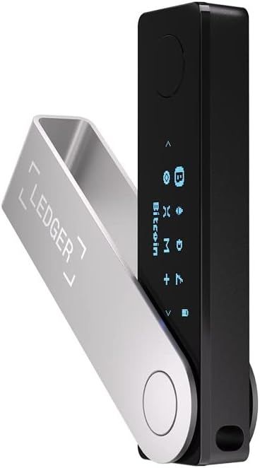 Nano X Bluetooth Crypto Hardware Wallet Onyx Black