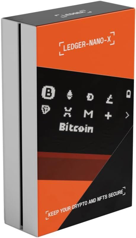 Nano X Bluetooth Crypto Hardware Wallet Onyx Black