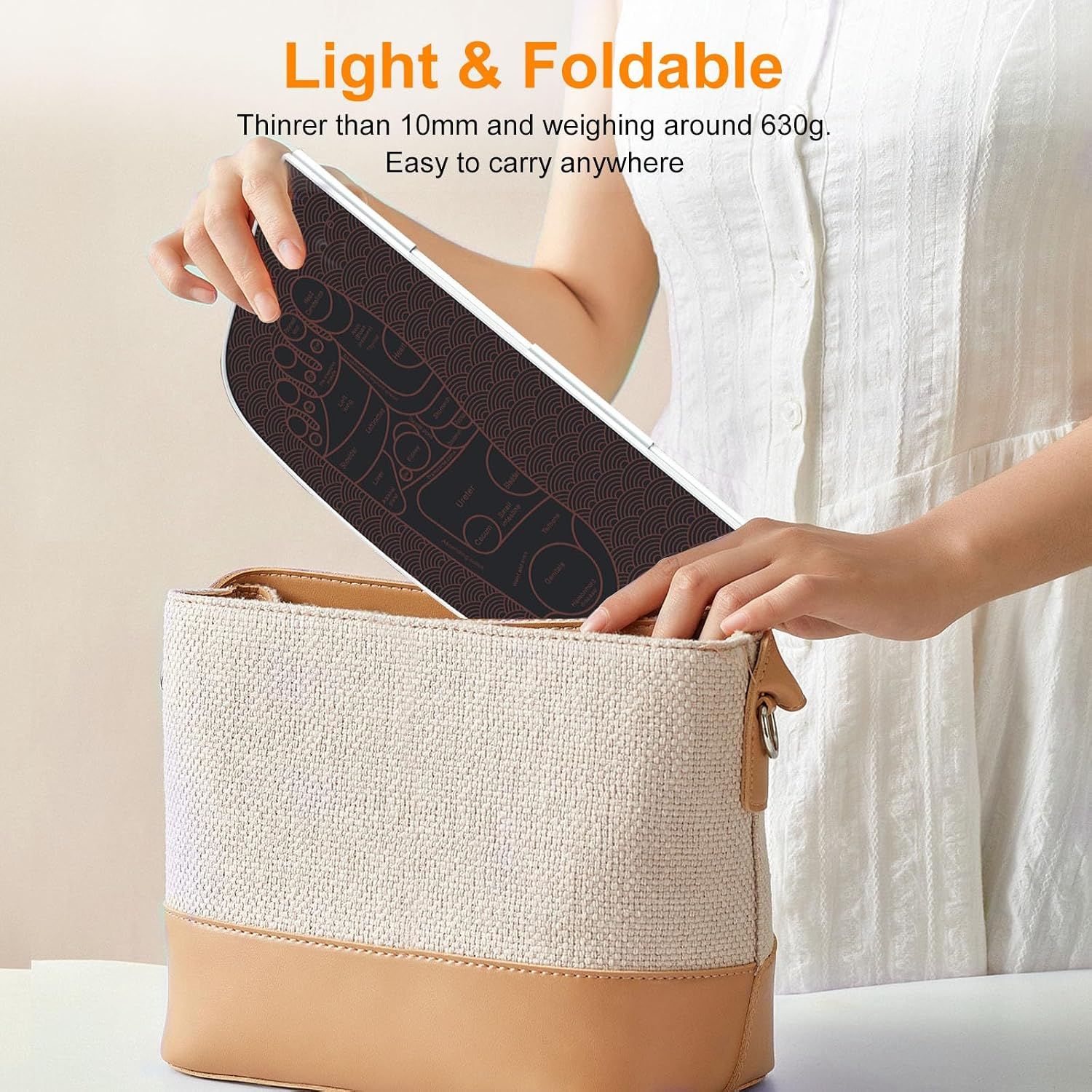 EMS Foot Massager Rechargeable LCD Display