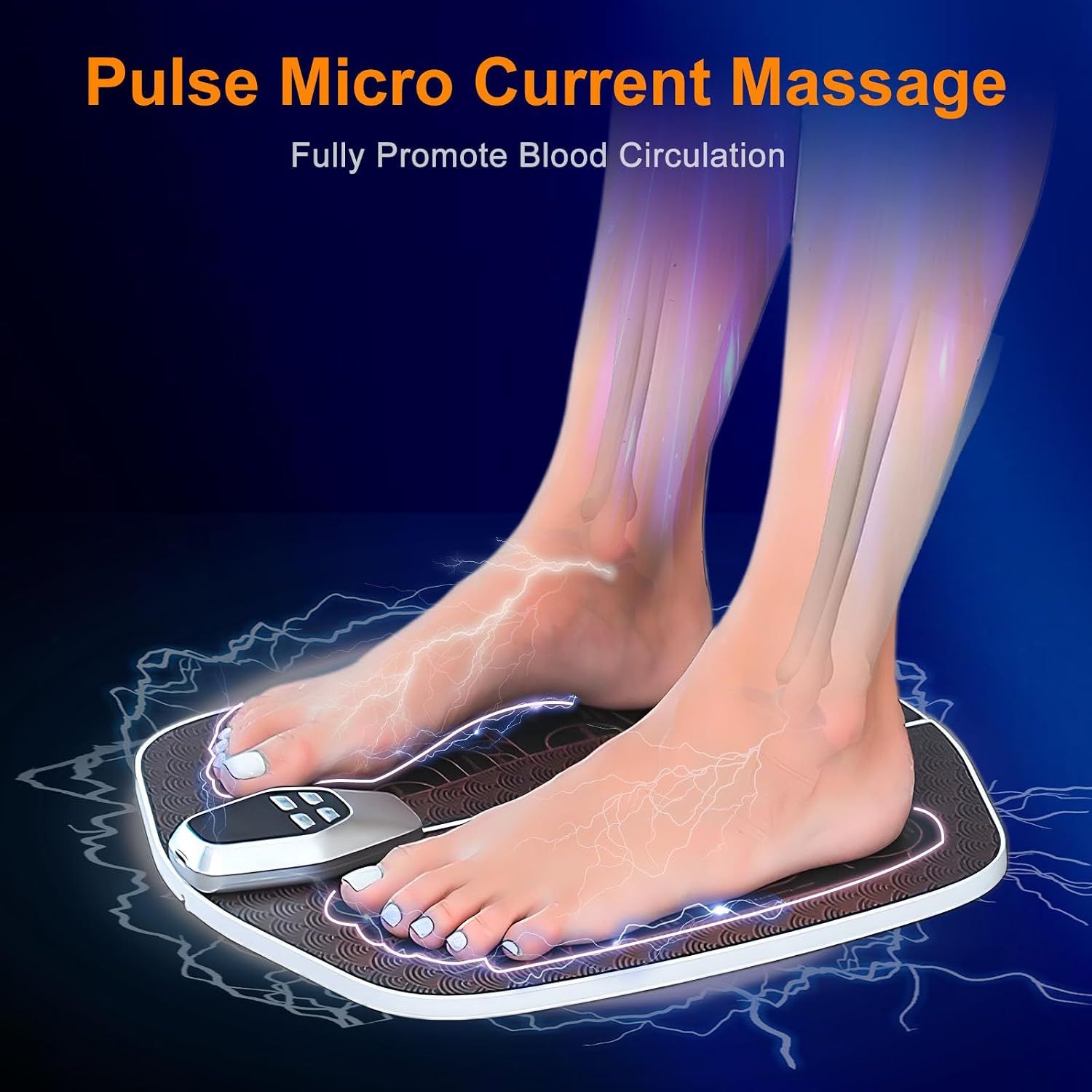 EMS Foot Massager Rechargeable LCD Display