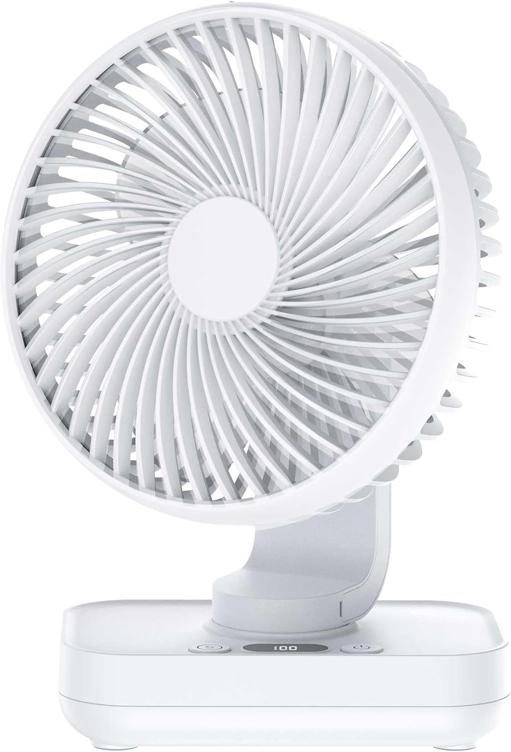 Rechargeable Desk Fan 4000mAh USB Oscillating