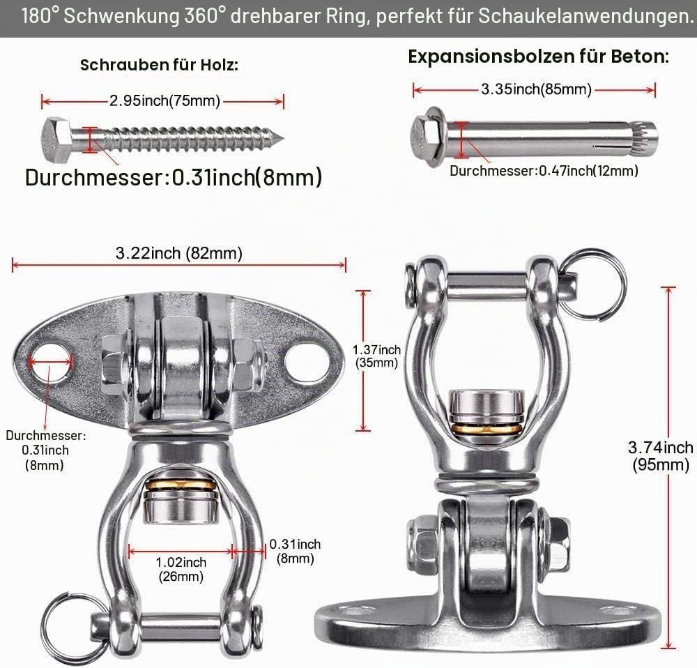 Stainless Rotating Swing Hanger