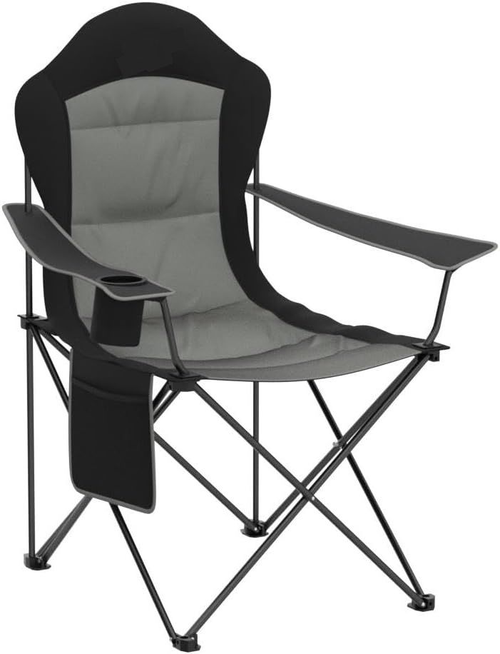 Luxury Folding Camping Chair 160kg High Backrest