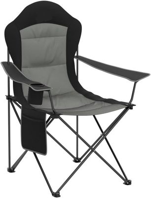 Luxury Folding Camping Chair 160kg High Backrest