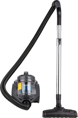 Cylinder Bagless Vacuum Cleaner, Powerful Suction, Multi-Surface Cleaning with HEPA Filter