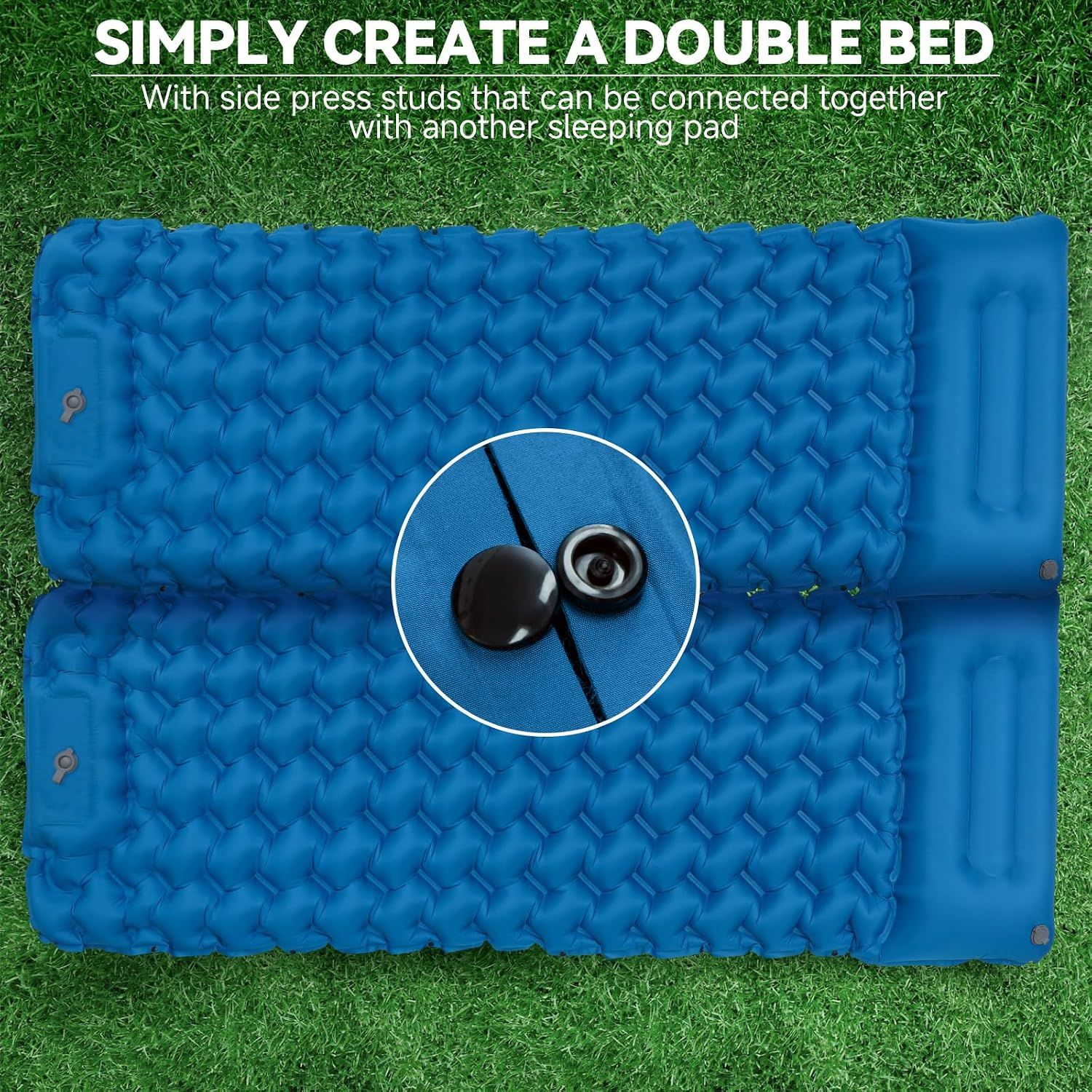 Ultralight Inflatable Camping Sleeping Pad 200x68cm
