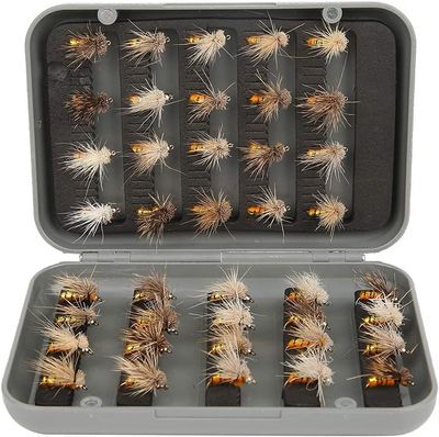 40 Piece Fly Fishing Flies Set with Fly Box