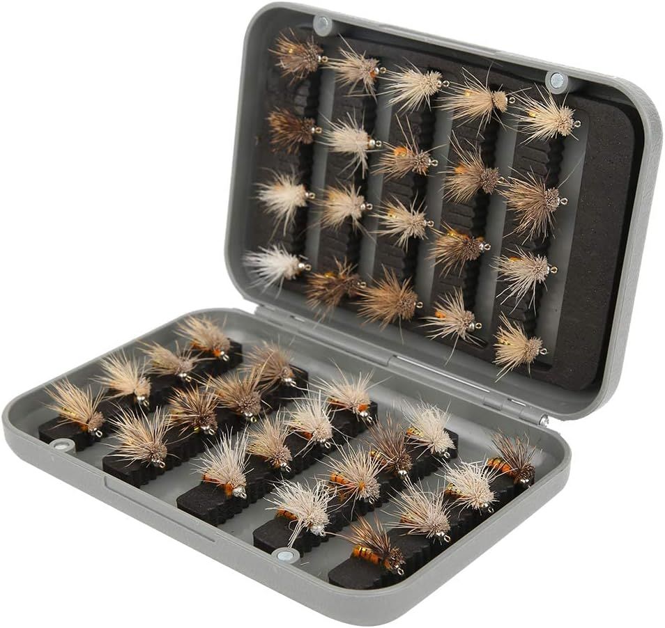 40 Piece Fly Fishing Flies Set with Fly Box