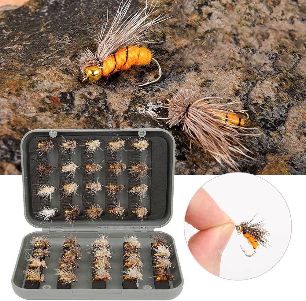 40 Piece Fly Fishing Flies Set with Fly Box