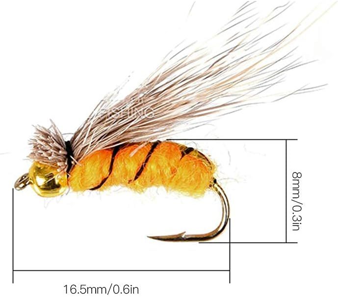 40 Piece Fly Fishing Flies Set with Fly Box