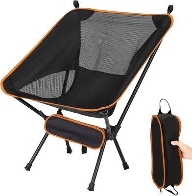 Lightweight Folding Camping Chair 150kg Capacity Orange