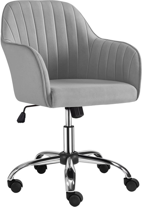 Ergonomic Swivel Office Chair – 360° Rotation, Rocking Function &amp; Padded Seat