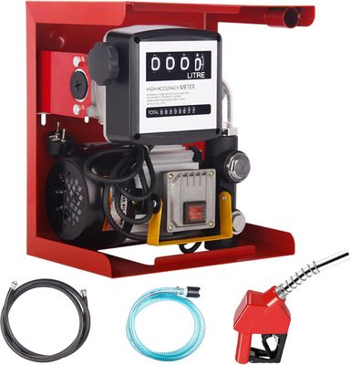 Self-priming 550W Diesel Transfer Pump with Digital Flow Meter – 230V