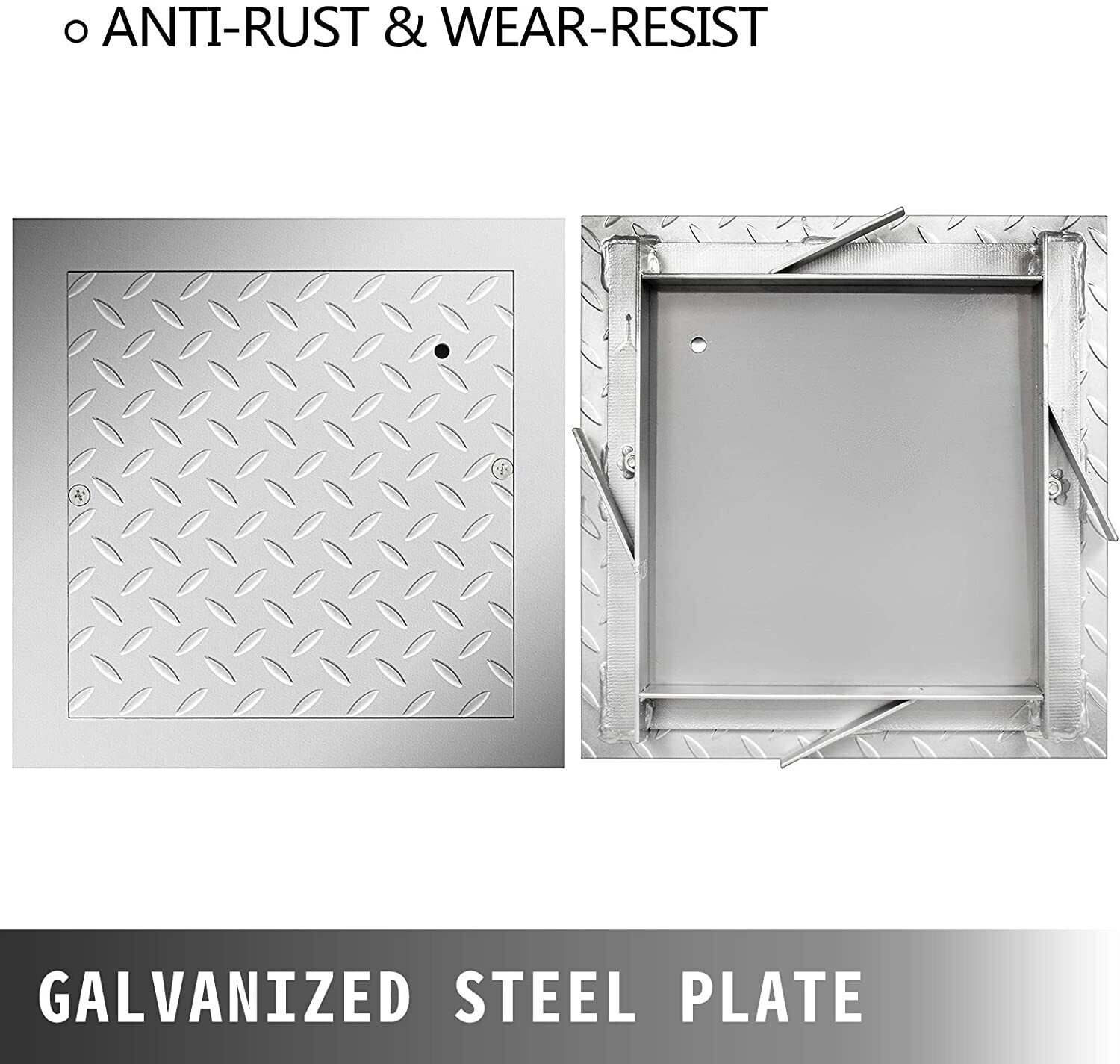 Manhole Cover 30x30cm Steel Drain Cover