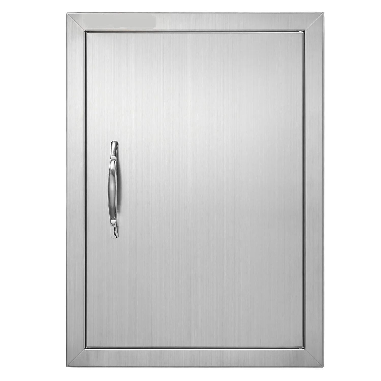 Stainless Steel BBQ Access Door – 16 x 22 Inch, Reversible Left/Right Opening