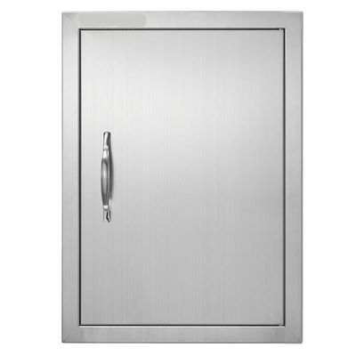 Stainless Steel BBQ Access Door – 16 x 22 Inch, Reversible Left/Right Opening