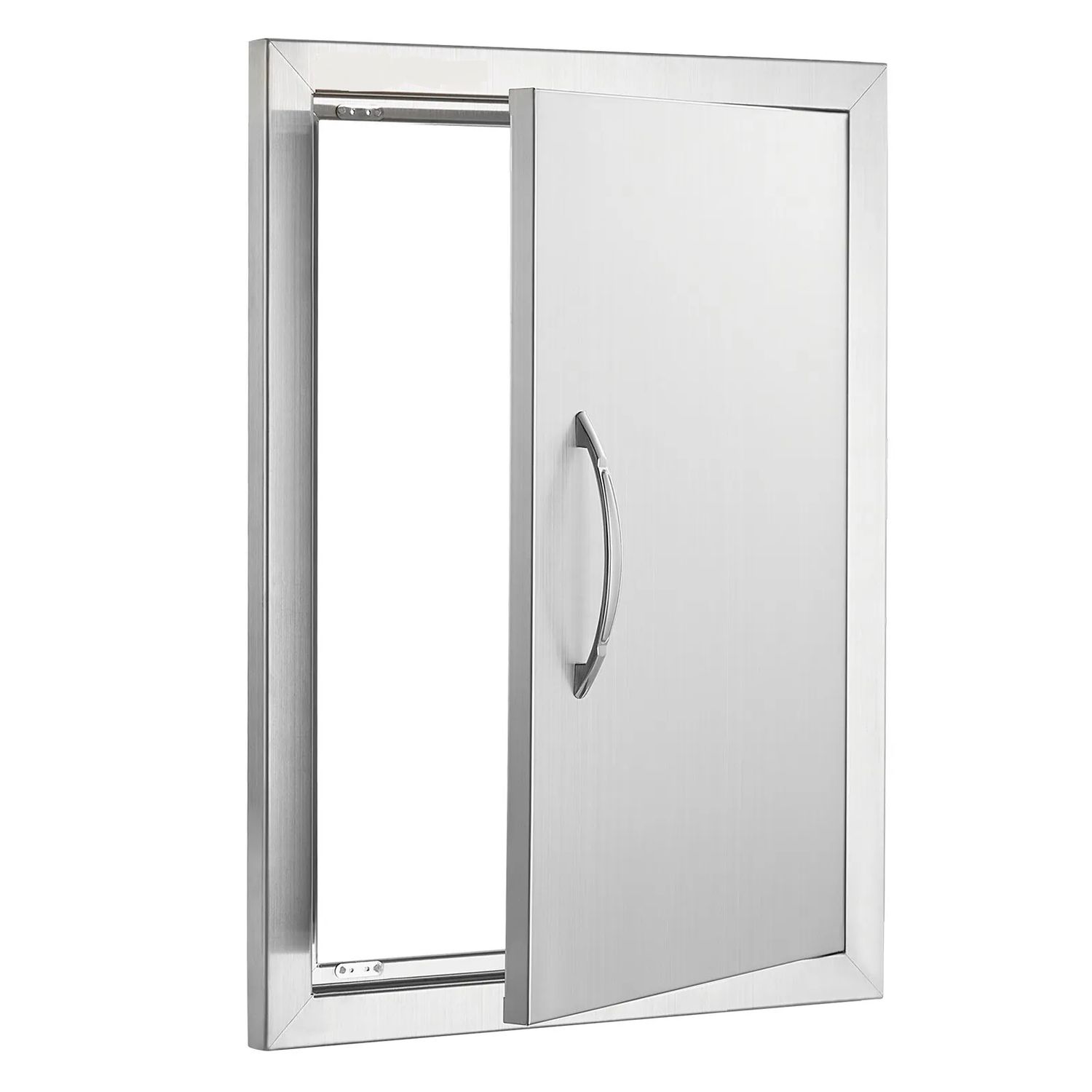 Stainless Steel BBQ Access Door – 16 x 22 Inch, Reversible Left/Right Opening