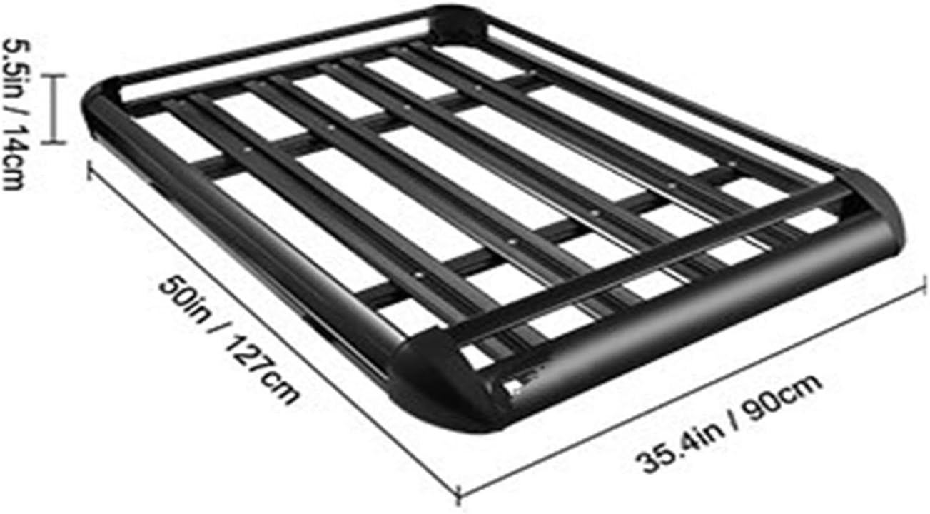 Universal Car Roof Rack 100KG Load Capacity Luggage Cargo Cross Bars