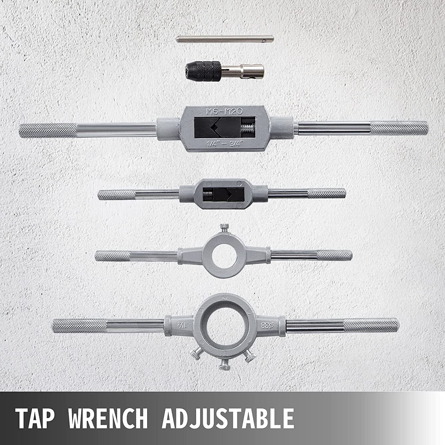 116-40 Pieces Tap and Die Set | Complete Tool Kit for Precision Threading