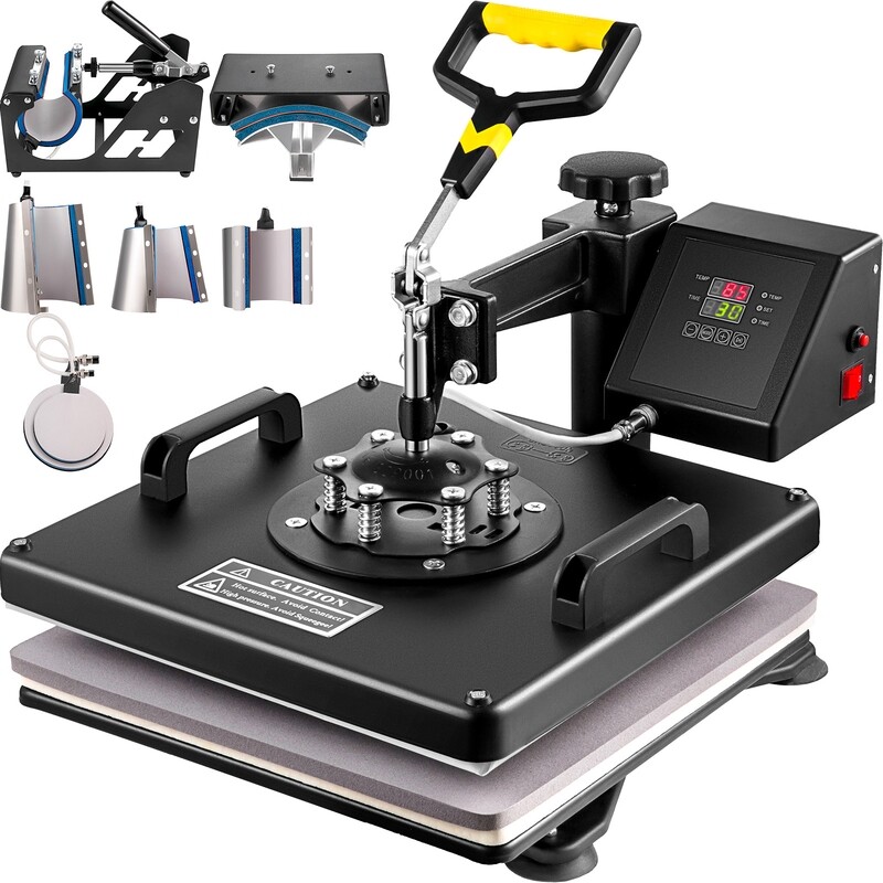 15x15 Heat Press Machine 1100W T Shirt Printer