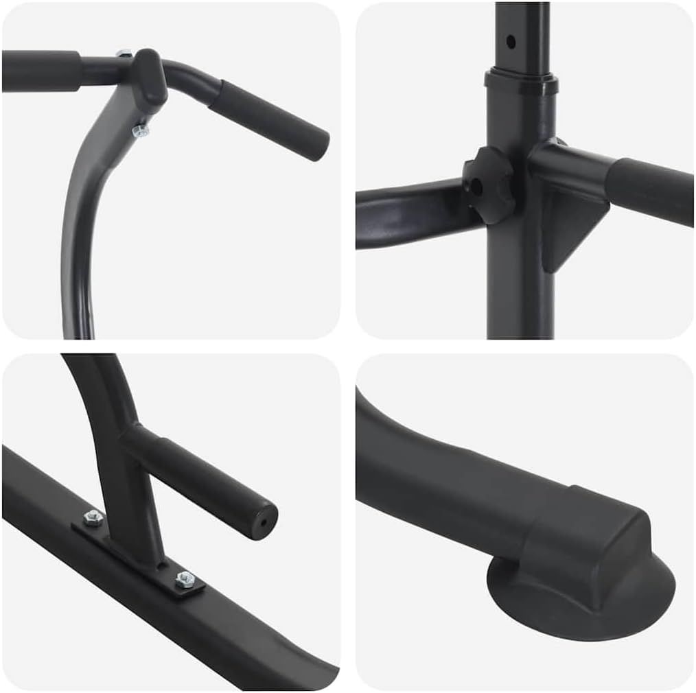 Power Tower Adjustable Dip Station – Multi-Function Pull-Up &amp; Strength Training Station