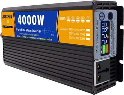Power Inverter 4000W  12V to 230V Converter