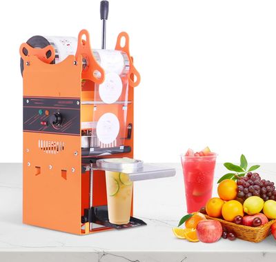 300W Manual Cup Sealing Machine – 400–500 Cups/Hour | 70/75/90/95mm