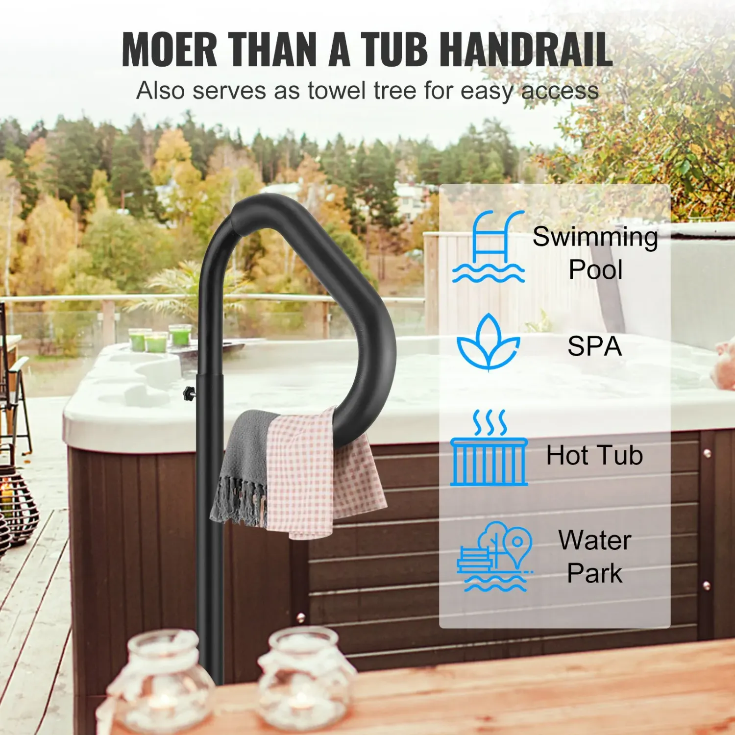 Whirlpool Handrail Stainless Steel Spa Railing