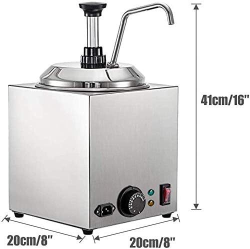 Pump for Fudge &amp; Nacho Cheese Sauce Warmer Pump Dispenser – 2.5L