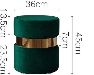 Dressing Table Puff Velvet Fabric Sto